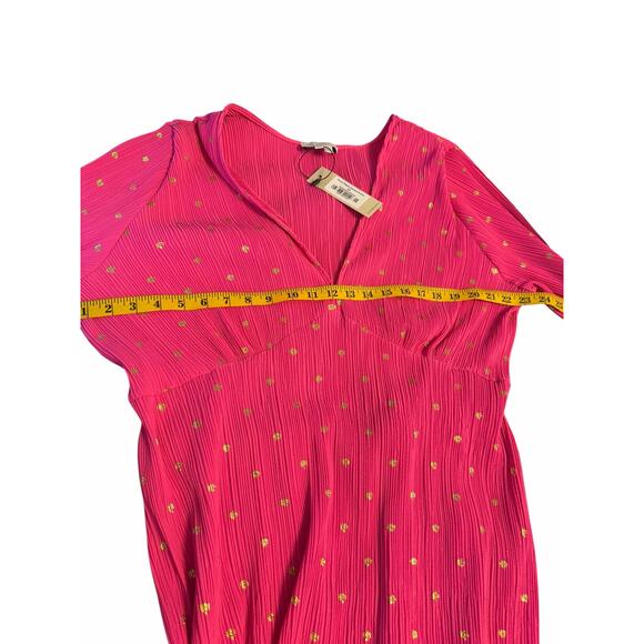 NWT Never Fully Dressed Pink Plisse Emma Dress - Size 20 - Picture 5 of 16